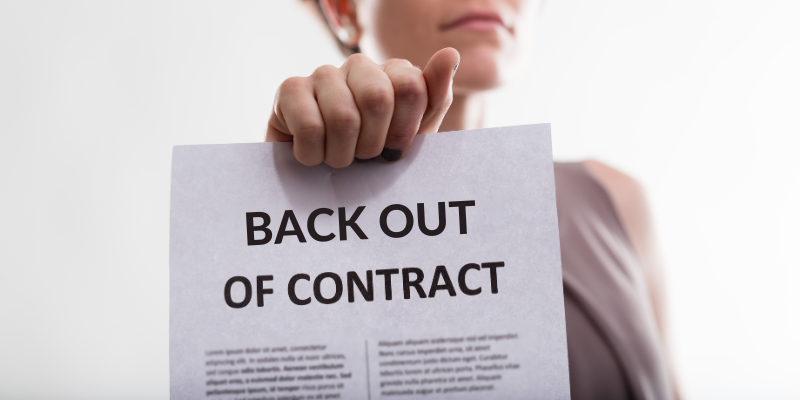When Can a Seller Back Out of Contract Huntsville