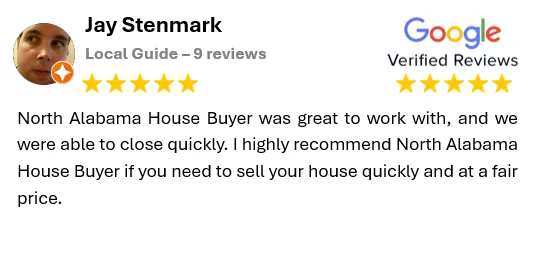 North Alabama House Buyer helping a Madison homeowner sell fast